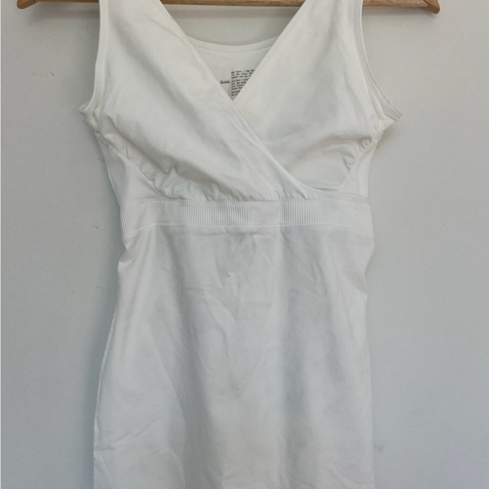 Ingrid & Isabel V-Neck White Camisole